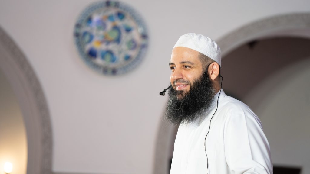 Shaykh Abu Bakr Zoud during the event
