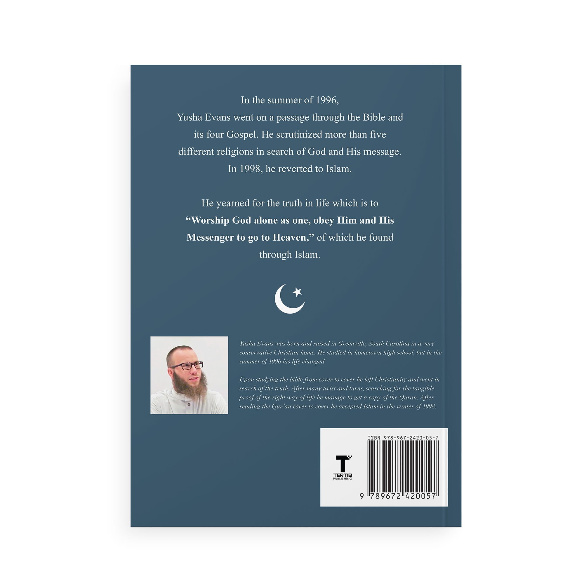 How the Bible Led Me to Islam: Back Cover