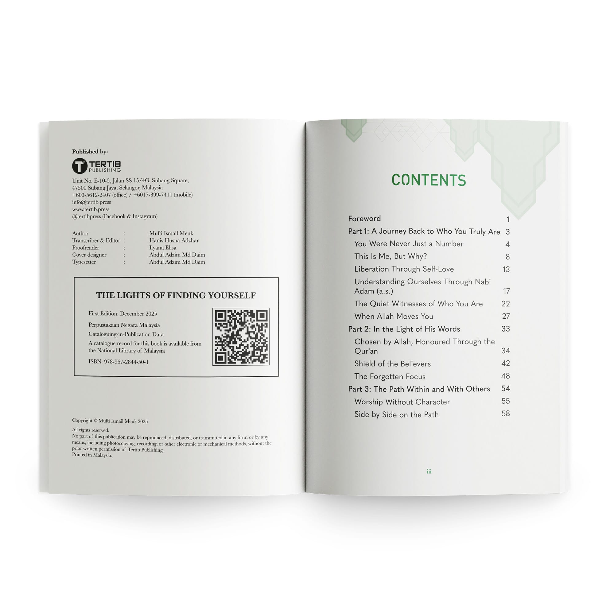 The Lights of Finding Yourself by Mufti Menk