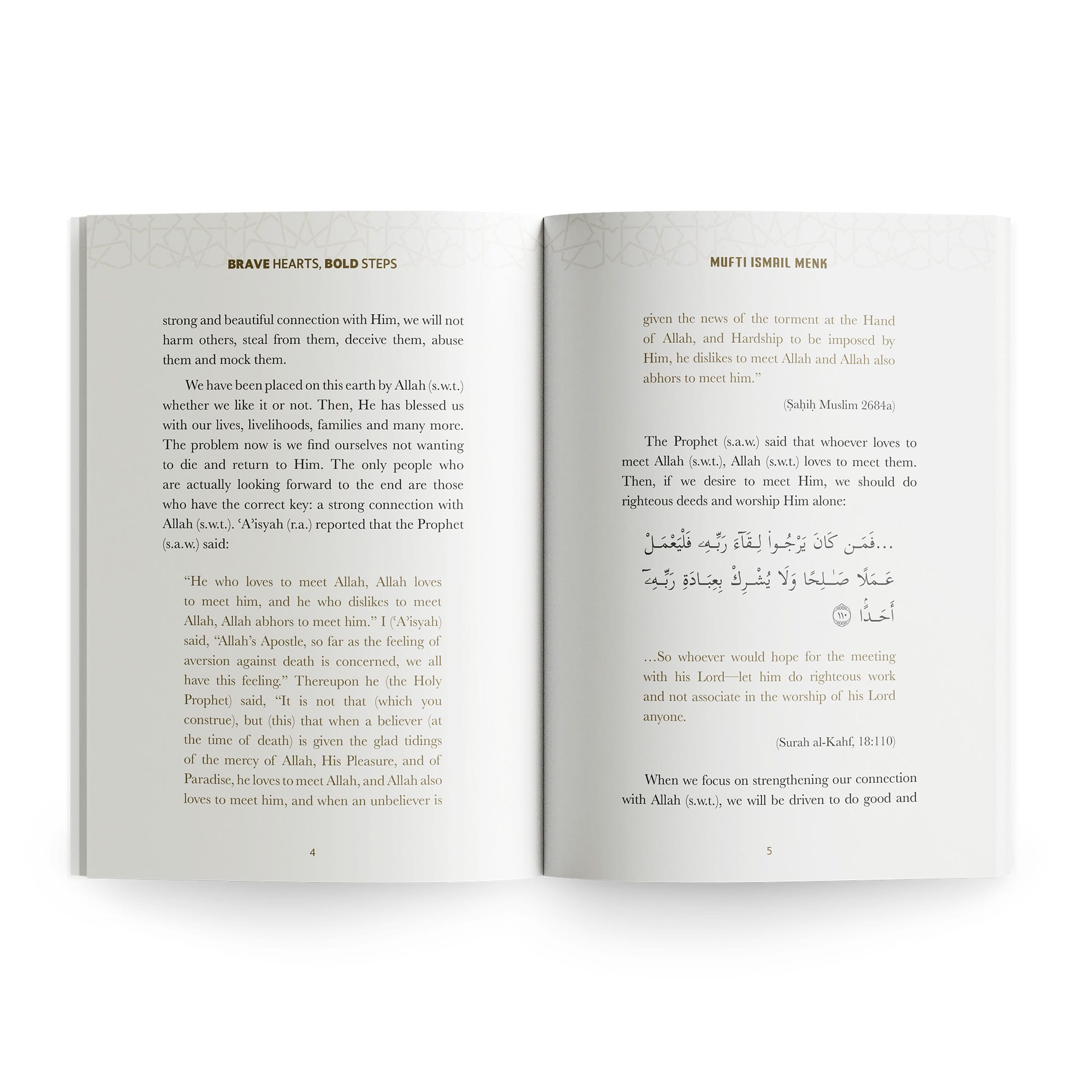 Brave Hearts, Bold Steps by Mufti Ismail Menk