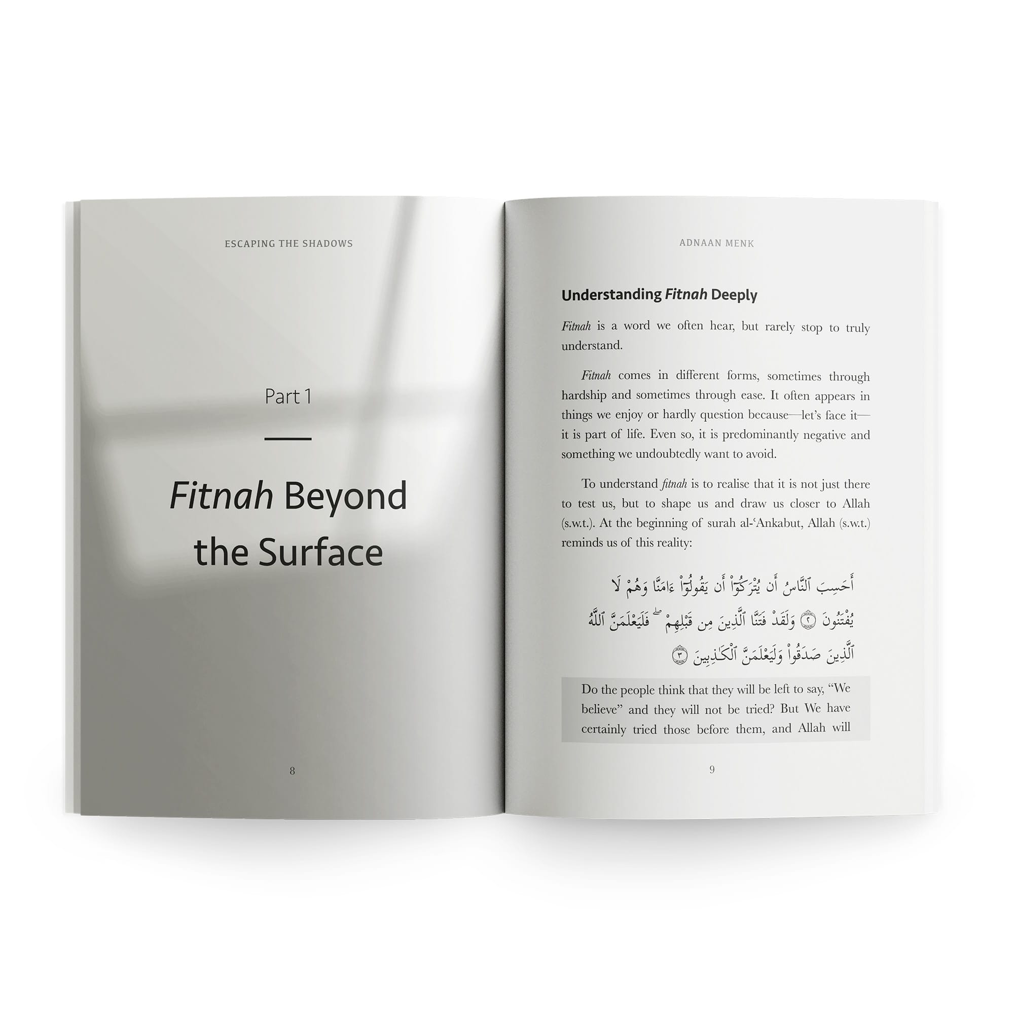 Escaping the Shadows: A Muslim Guide to Navigating Modern Fitnah by Adnaan Menk