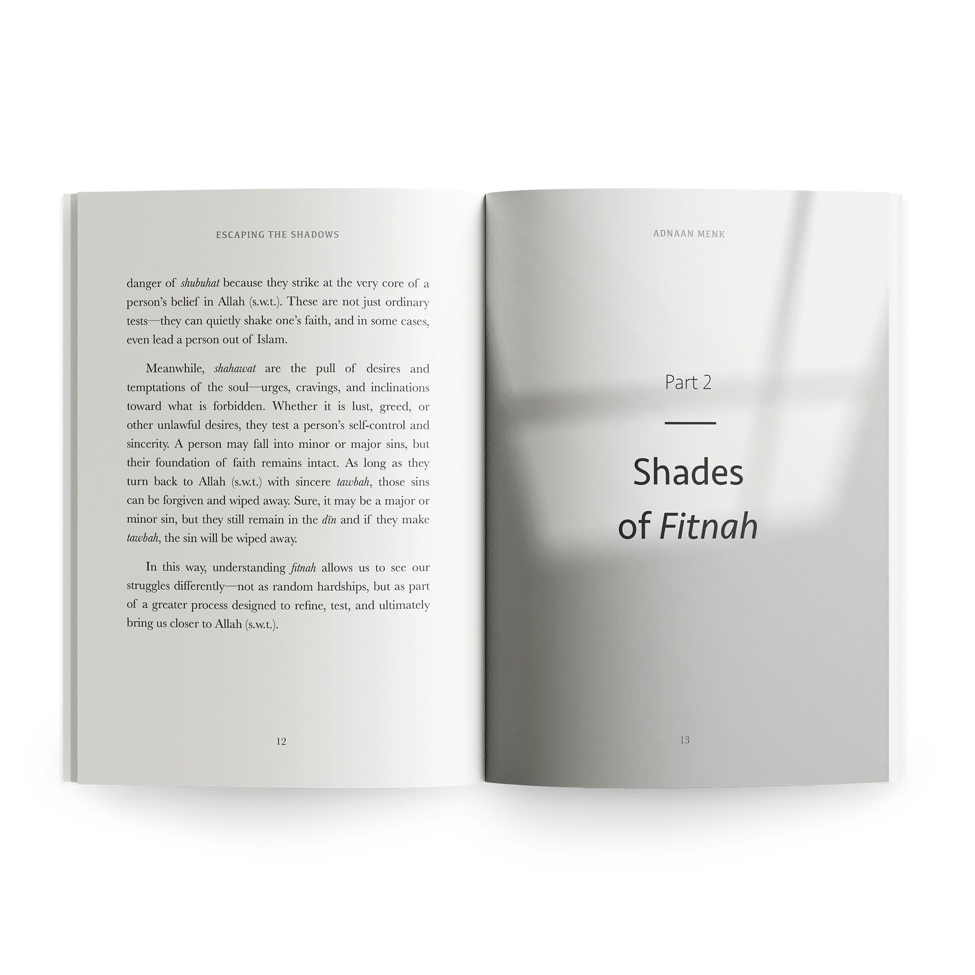 Escaping the Shadows: A Muslim Guide to Navigating Modern Fitnah by Adnaan Menk