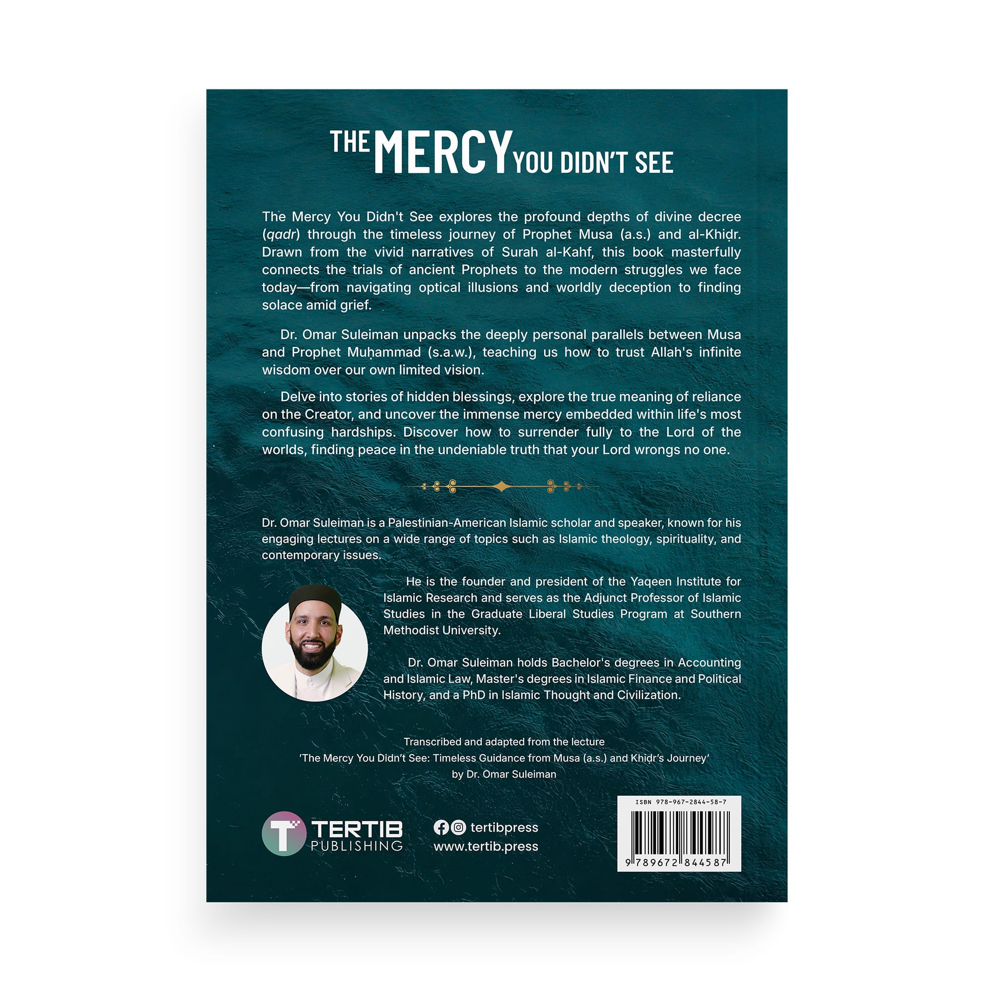 The Mercy You Didn't See by Dr Omar Suleiman